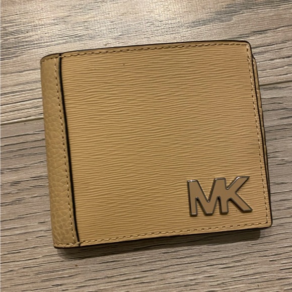 MICHAEL KORS Mens Hudson Leather Billfold Wallet Brown - Picture 8 of 10